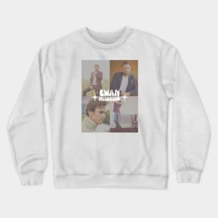 groovy aesthetic ewan mcgregor (perfect for your average obi wan kenobi stan) • star wars cast collection Crewneck Sweatshirt